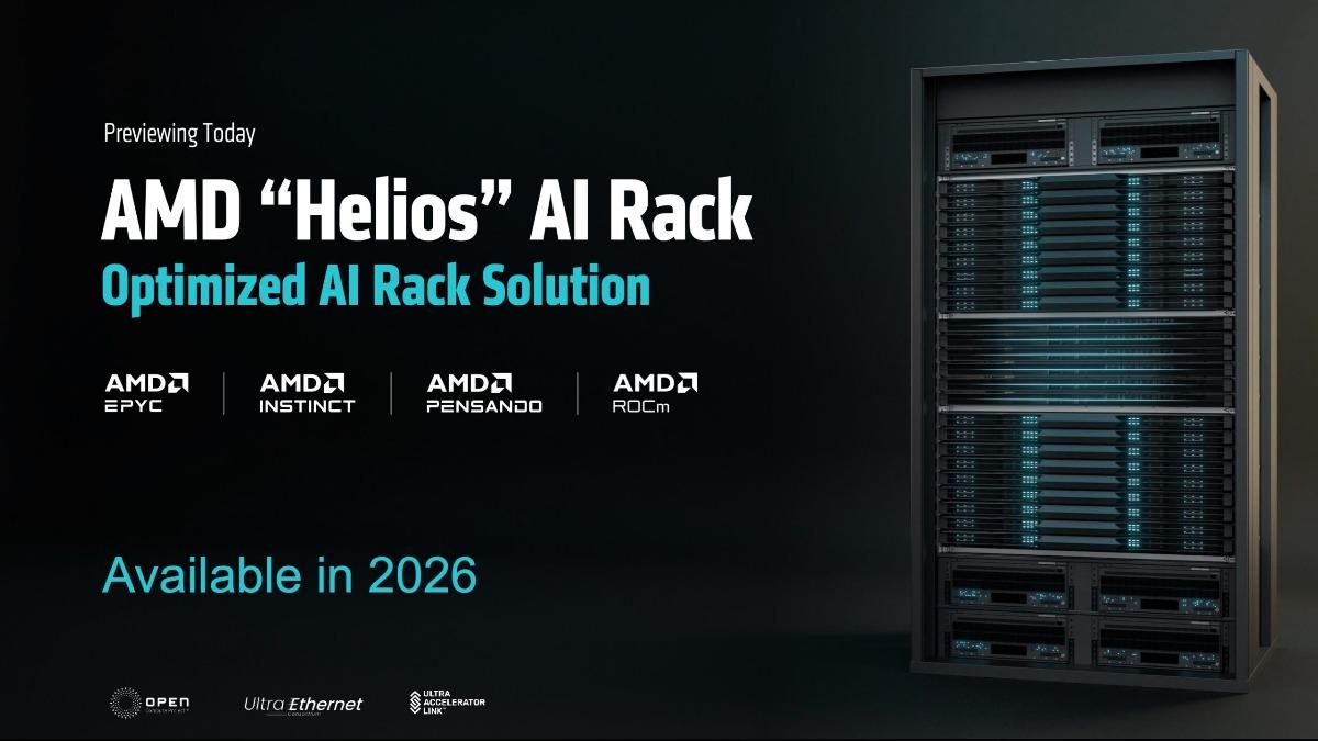 挑戰輝達95%市佔! AMD重金綁定臺廠產能 造AI系統Helios