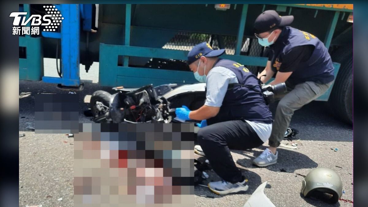 苗栗死亡車禍!載鋼筋大貨車、機車猛撞 騎士血流滿地慘死