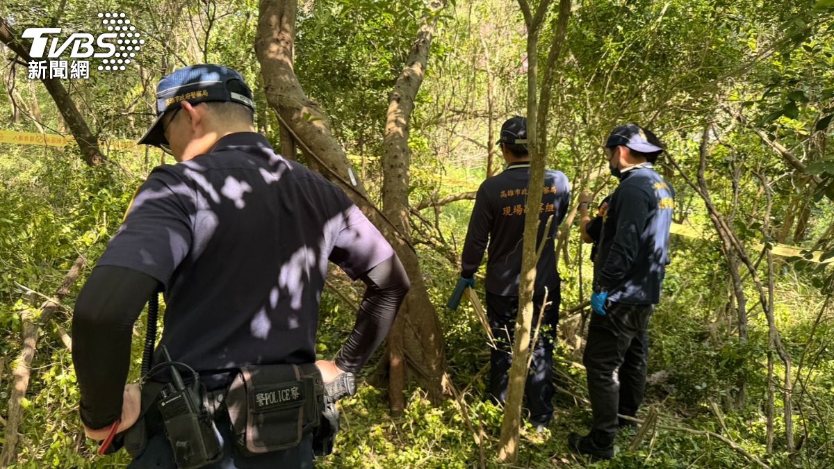 快訊/高雄都會公園驚見人體屍骸!腐爛剩白骨 警急封鎖現場