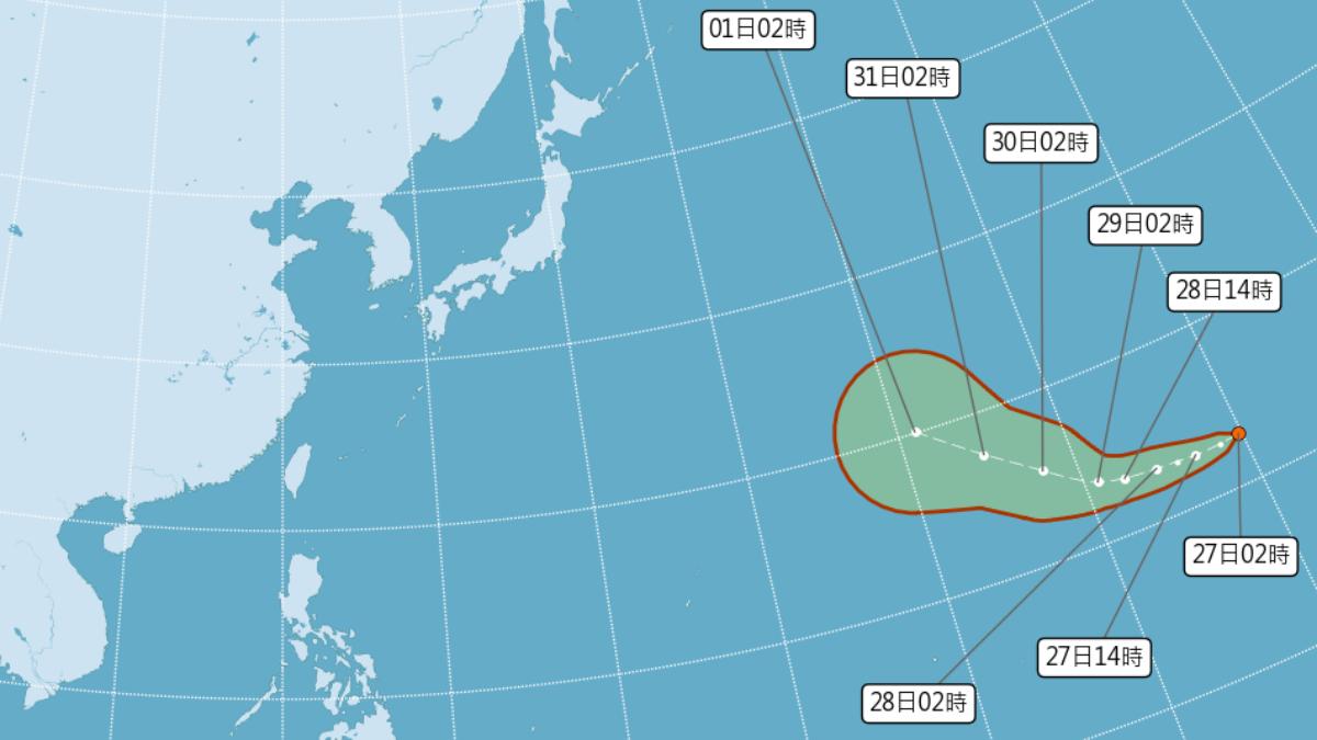 天氣/大而強「白海豚」颱風今恐生成!對台影響曝 這2地午後猛炸雷雨