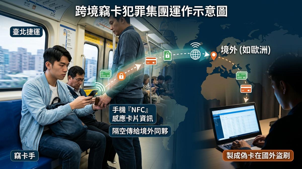 捷運扒手升級!偷卡「NFC隔空盜刷」215萬 港男求刑9年