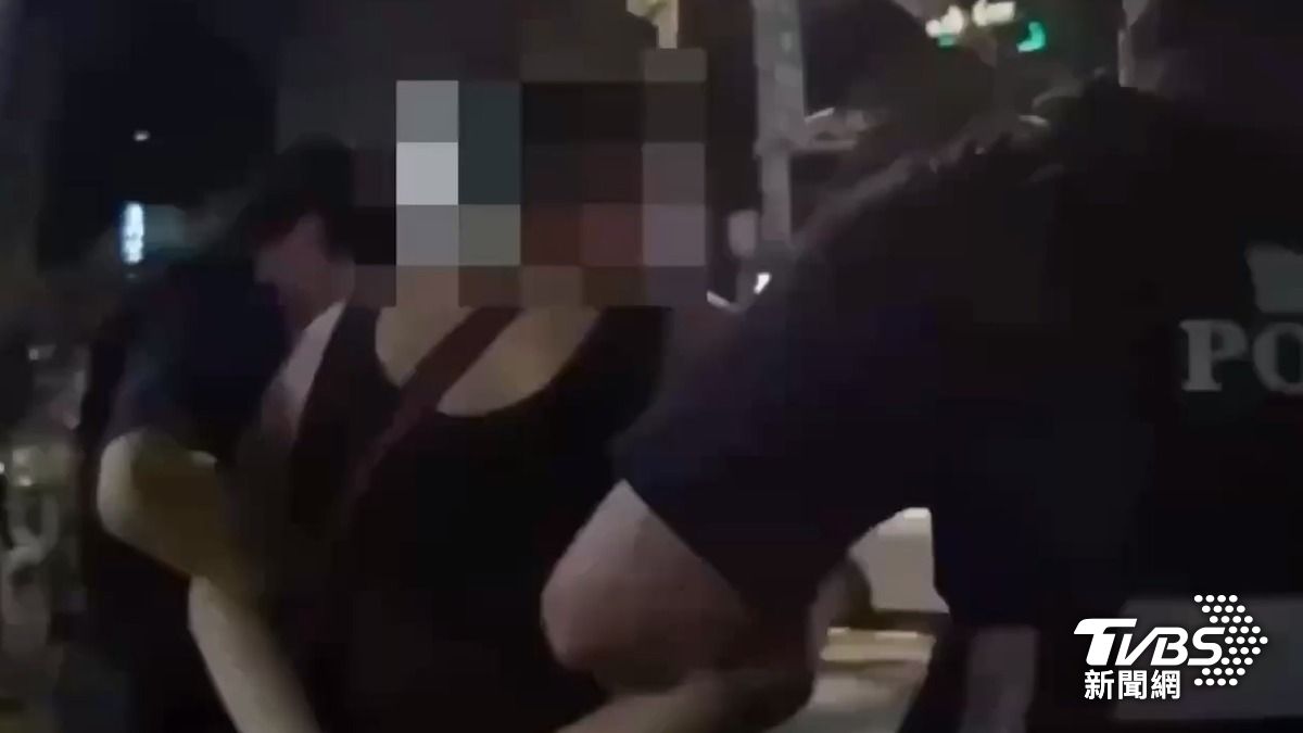 33歲男遇中山警盤查抓狂推擠 口袋掉出「喪屍煙彈」遭壓制法辦