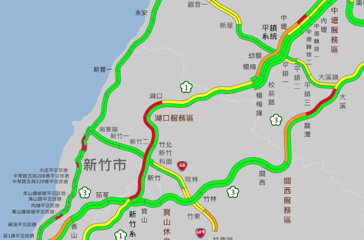 228連假塞爆 國道走走停停猶如停車場