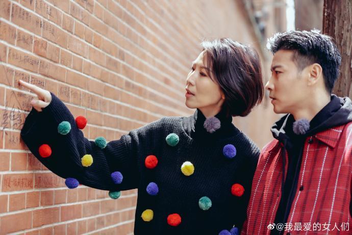 張晉與蔡少芬是演藝圈的恩愛夫妻檔。(翻攝自《我最愛的女人們》微博)