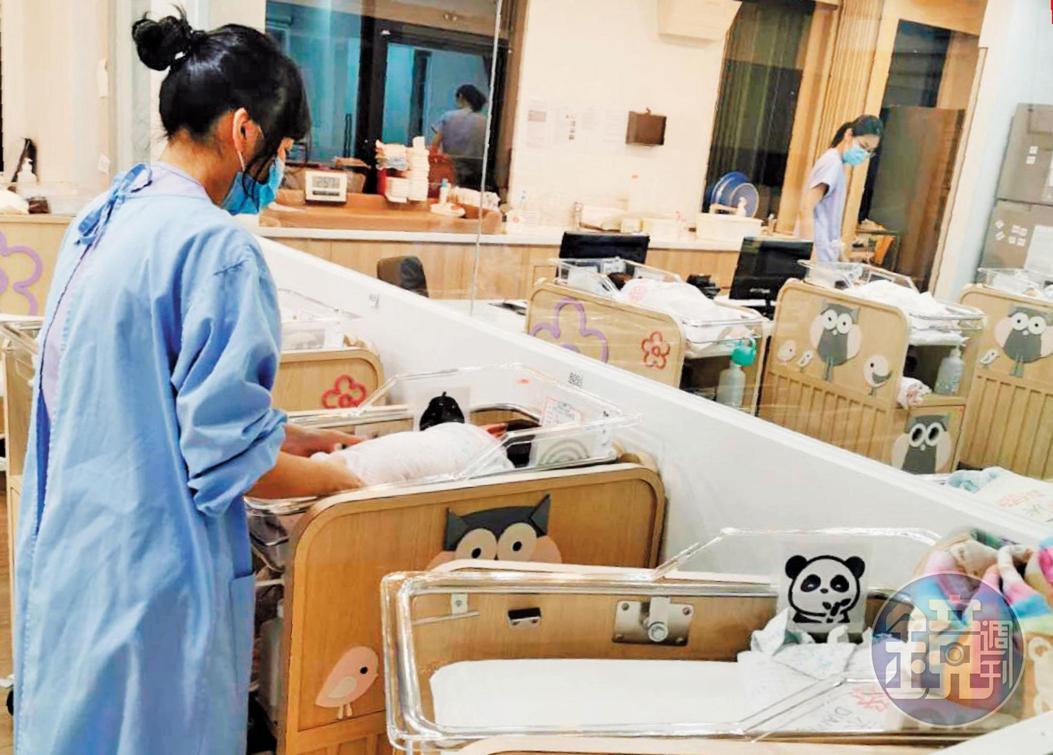 禾馨將出現病症的嬰兒分區隔離,但面對家屬詢問,竟回答:「只是過敏。」(讀者提供)
