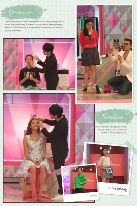 牛爾老師示範慧如【2014/09/18 2014最後衝刺 讓你桃花朵朵開的LOOK】