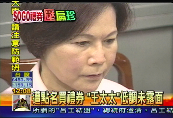 Sogo案 邱毅點 王太太 王玉珍妻王吳麗燕 吳淑珍 Tvbs新聞網