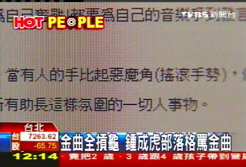 金曲獎/陳綺貞金曲全摃龜 男友部落格罵金曲