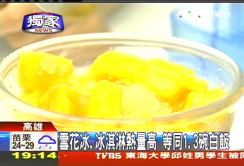 獨家 雪花冰 冰淇淋熱量高等同1 3碗白飯 Tvbs新聞網