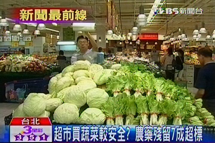 超市買蔬菜較安全？ 農藥殘留7成超標│TVBS新聞網