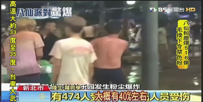 2陸生燒傷 粉塵爆炸2日女4港人遭波及
