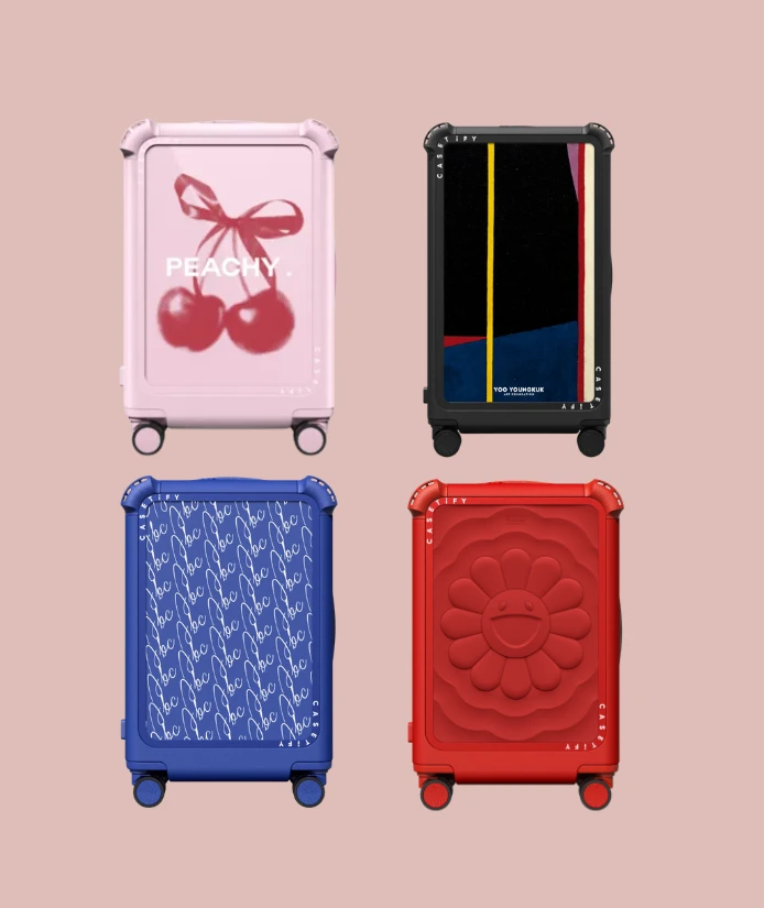 不要遲疑，選擇第一眼就讓你心動、最想帶走的那一款行李箱！
它，也許正反映了你，現在最需要的精緻旅行方式。