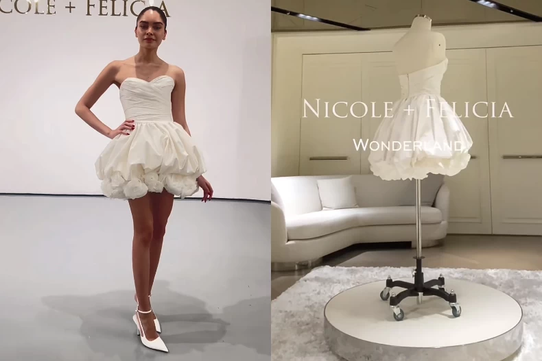 Nicole + Felicia「短版婚紗」求婚首選