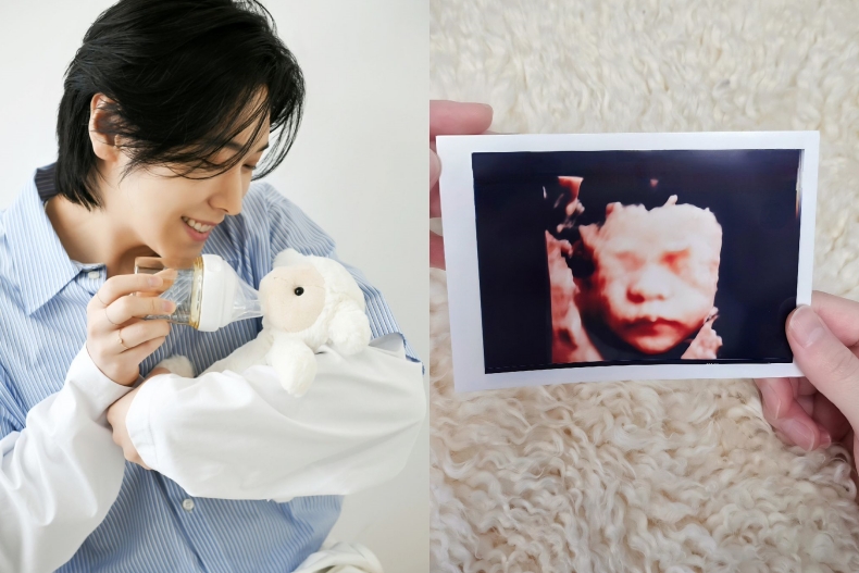 Super Junior晟敏9月將當爸！寶寶胎名PoPo，4D超音波全臉曝