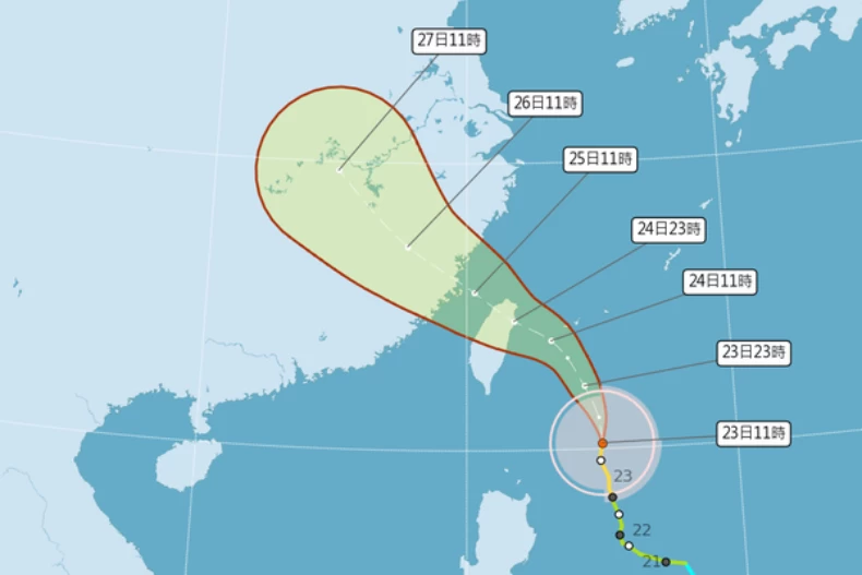 快訊／凱米颱風升格強颱，可能連2天颱風假！這時段影響最大，22縣市明達停班停課標準