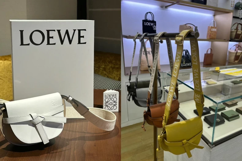 桃機Loewe免稅店買Gate手袋比日本便宜