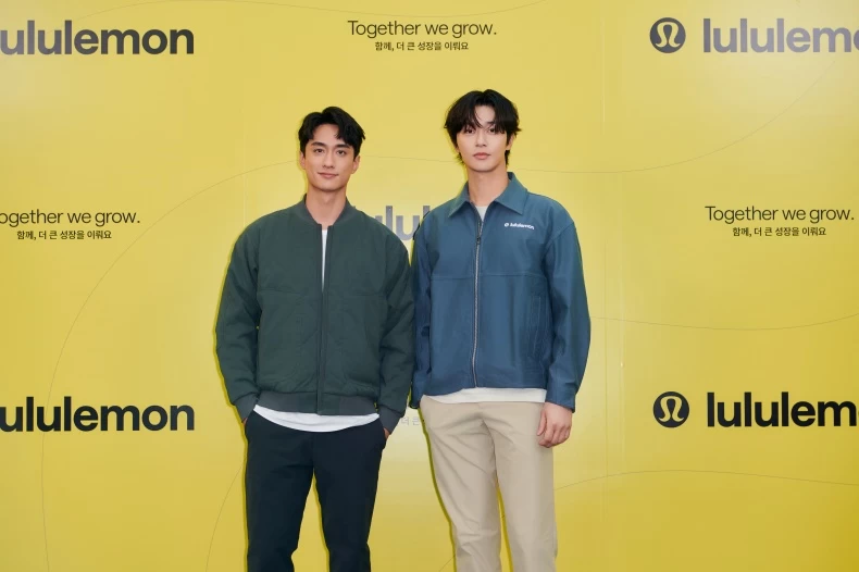 790lululemon _Together we grow__Park Seo Jun and Terrance Lau