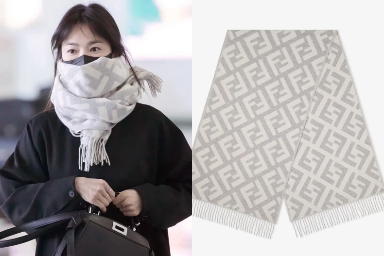 精品圍巾推薦：FENDI FF Scarf羊絨圍巾