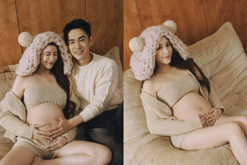 歐陽妮妮懷孕9月！2親妹娜娜、娣娣陪做產檢，超音波畫面曝光