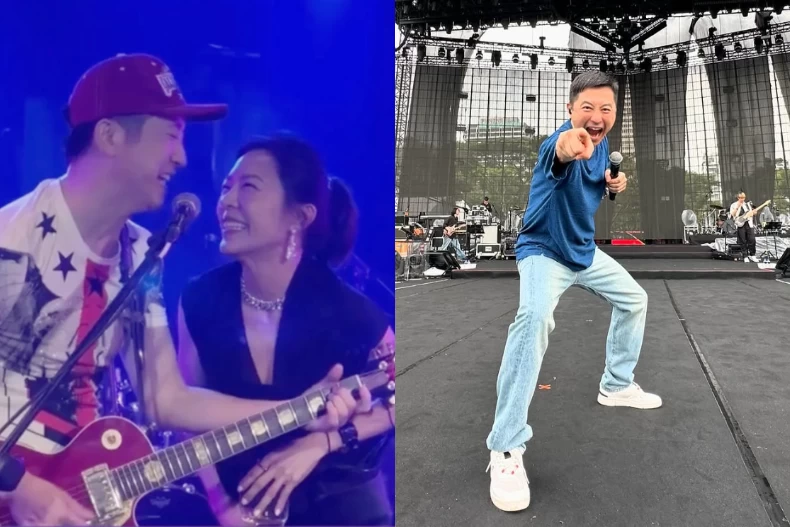 曾傳婆媳不和！哈林庾澄慶為母親慶祝94歲大壽，與老婆張嘉欣互動全曝光