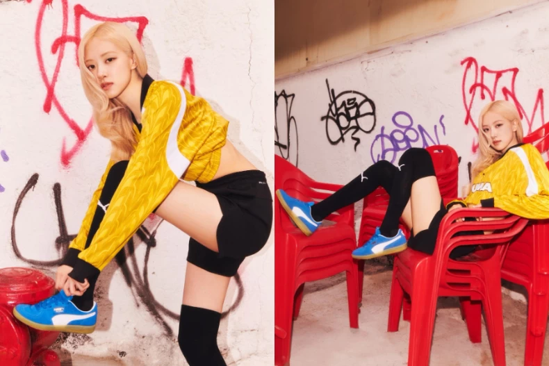 ROSÉ演繹女生怎麼穿PUMA Palermo