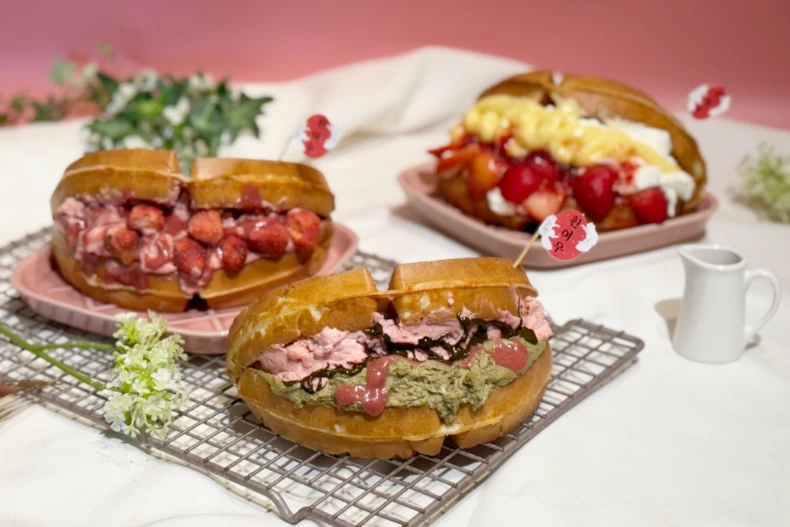 白狐院華夫餅草莓季