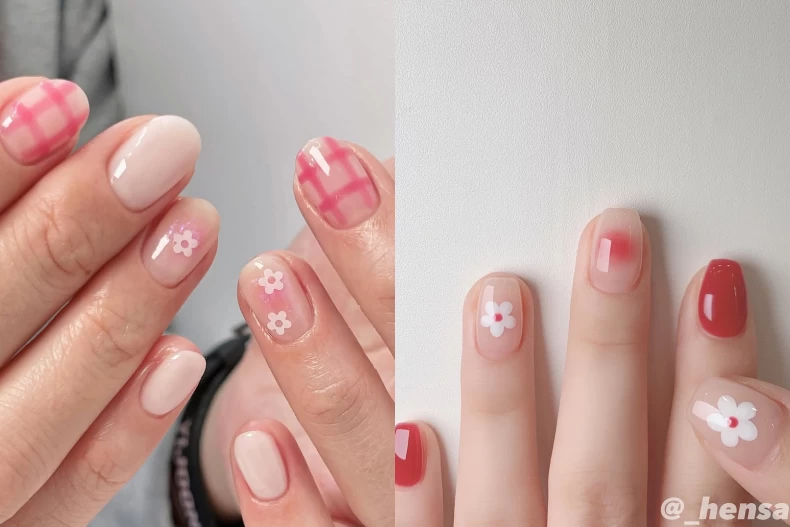 腮紅美甲