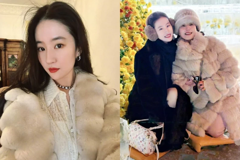 劉亦菲同框65歲媽媽～母女倆「貴婦穿搭」登熱搜！全黑顯老、「這樣搭」意外超減齡