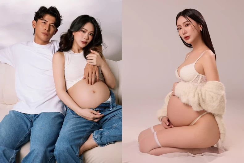 陳傑憲曬辣妻「孕婦寫真」6萬人按讚