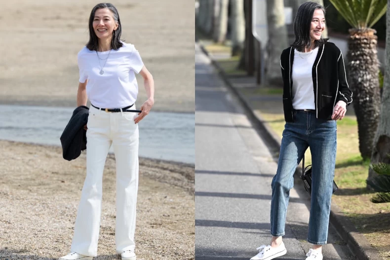中年女性褲子推薦：高腰牛仔褲