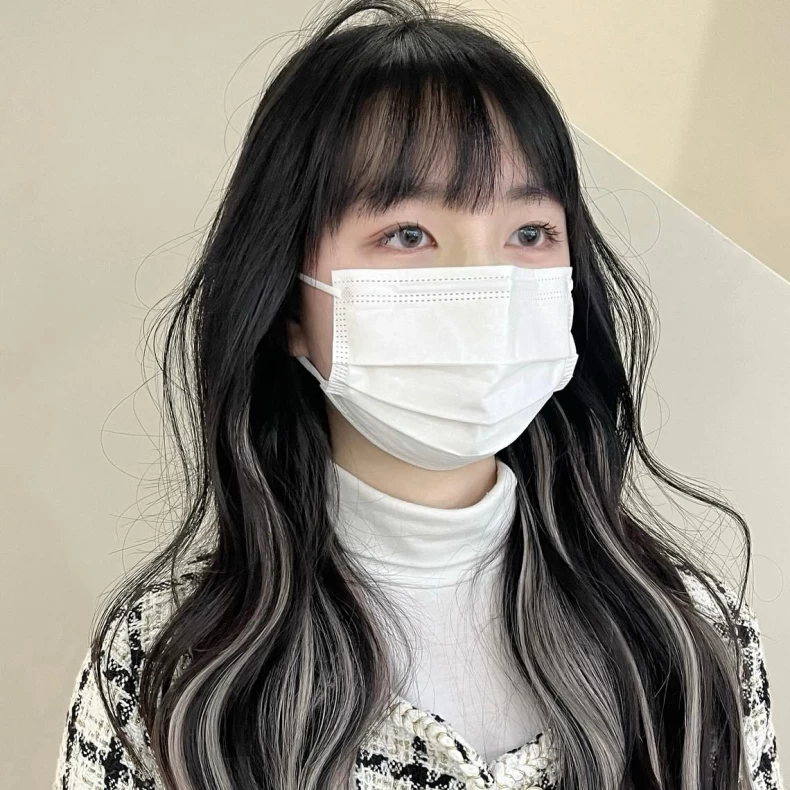 線條染灰色