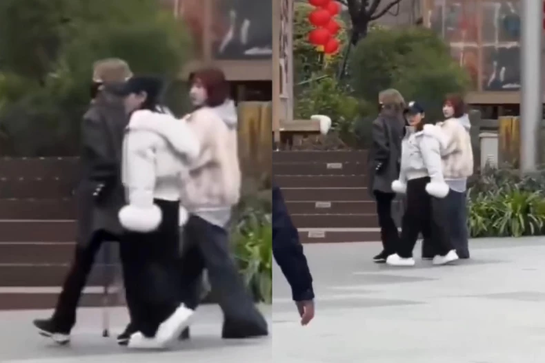 趙露思拄拐杖散步照片上熱搜