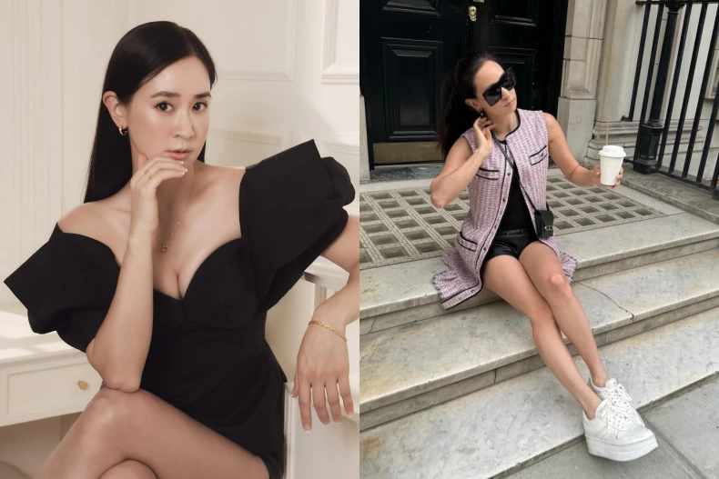 李晶晶小白鞋