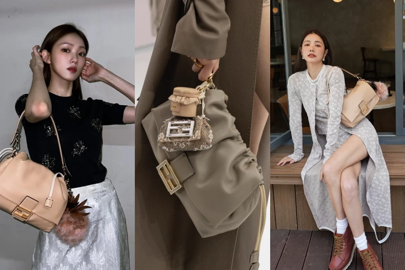 孫芸芸撞衫小21歲女星沒輸！FENDI提花裝胸下都是腿，手中經典美包搜出