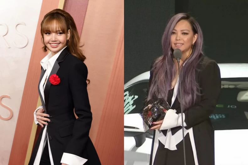 LISA張惠妹撞臉