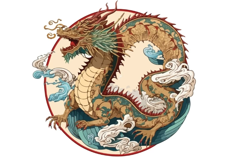 龍在戌時（19:00-21:00）