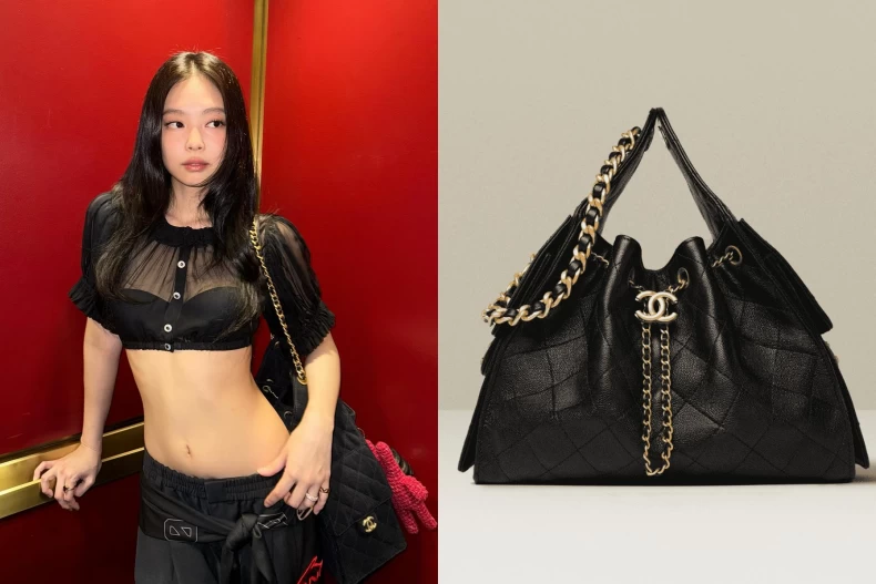 藍心湄和Jennie撞包！同款CHANEL「丹寧多口袋包」太燒，這顆LV珍藏20年像新的一樣