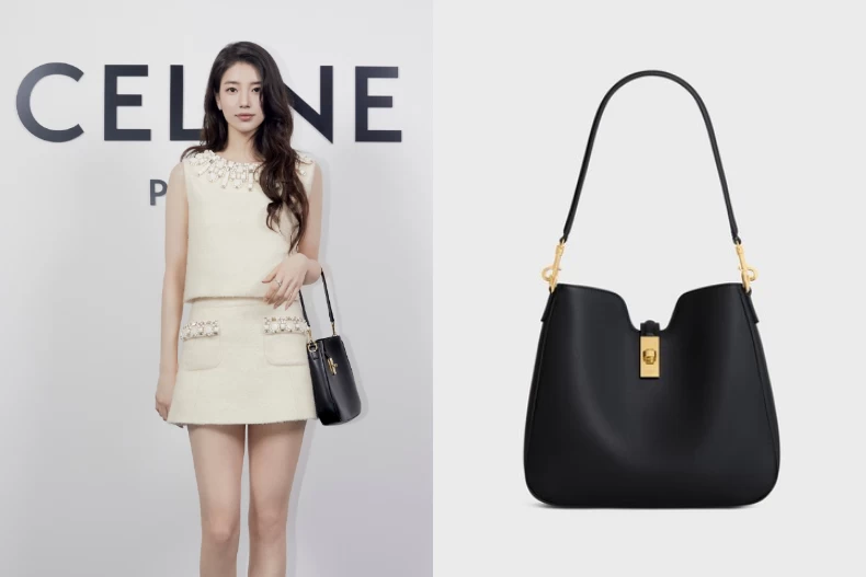 韓韶禧,機場穿搭,黑色包包,秀智,DIOR,CELINE