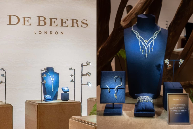 De Beers Essence of Creation 高級珠寶展於台北101璀璨登場