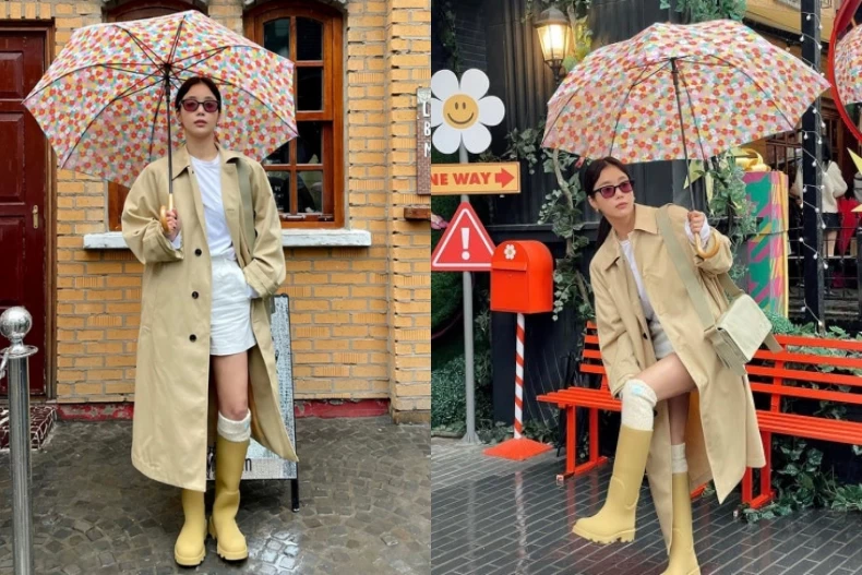 下雨穿搭,雨衣,風衣,防水外套