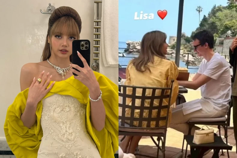 LISA 和LVMH三公子又被拍，近十萬loro piana隨性放一邊，腳上的薄底鞋也大熱賣！
