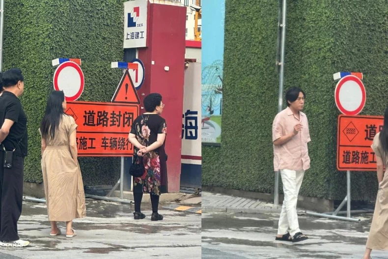 伊能靜、秦昊被直擊在看豪宅