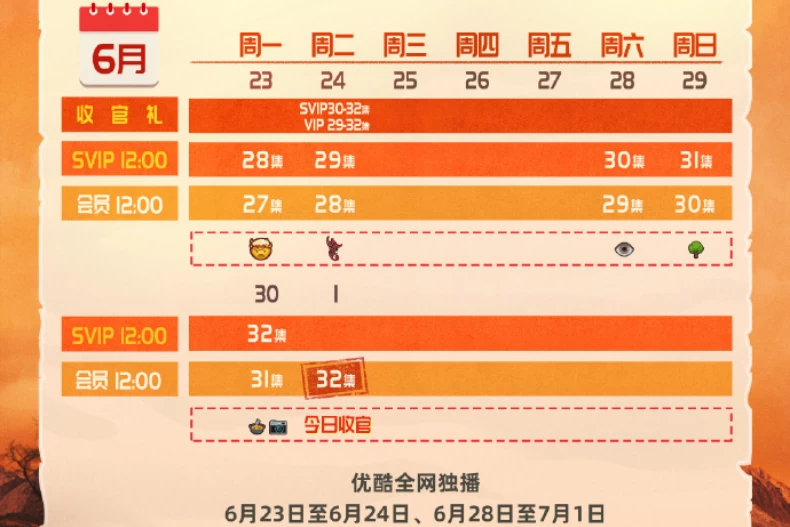 《七根心簡》追劇日曆