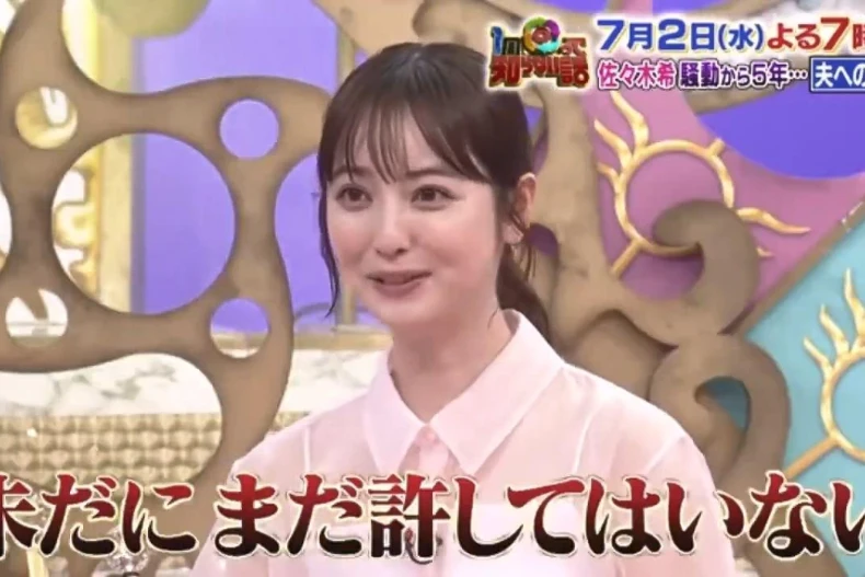 佐佐木希仍未原諒出軌夫