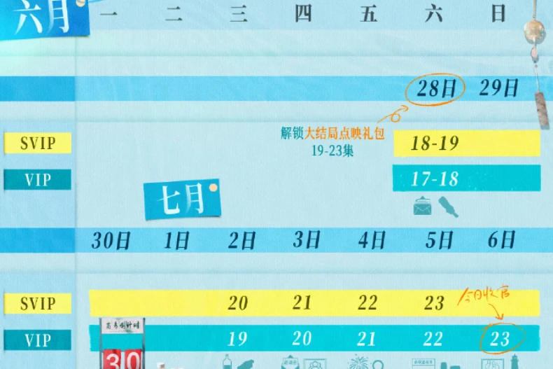 《煥羽》追劇日曆