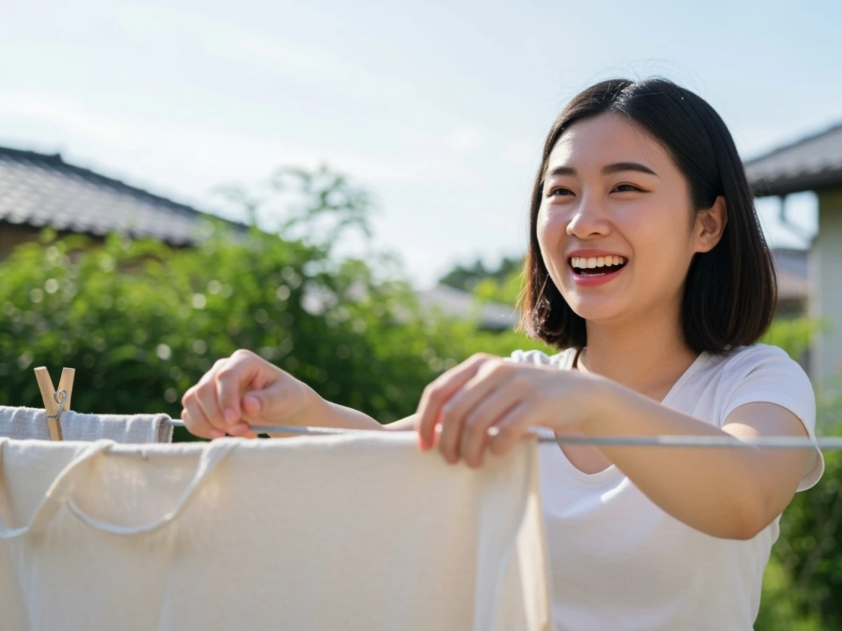 曬衣服、衣櫃、洗衣