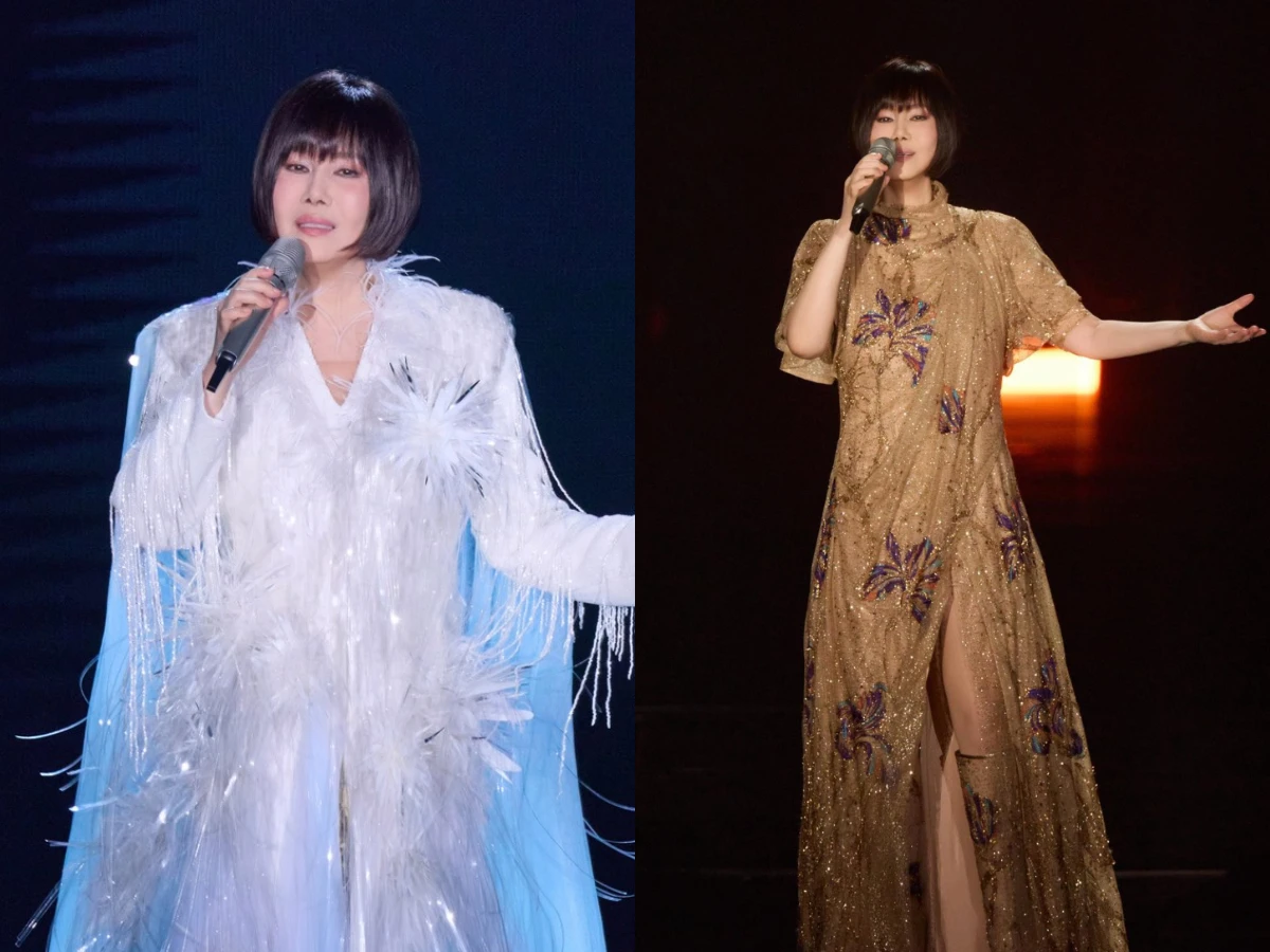 江蕙回歸演唱會斥資6億!粉膚刺繡禮服+高衩巧曬美腿,夏姿公開訂製細節
