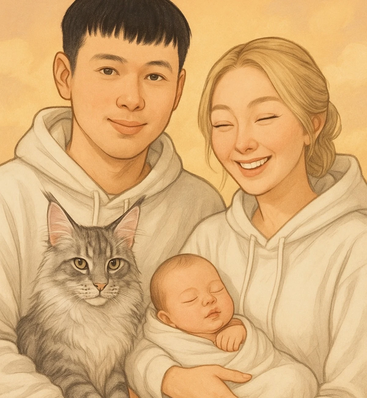 劉雨柔喜迎愛女