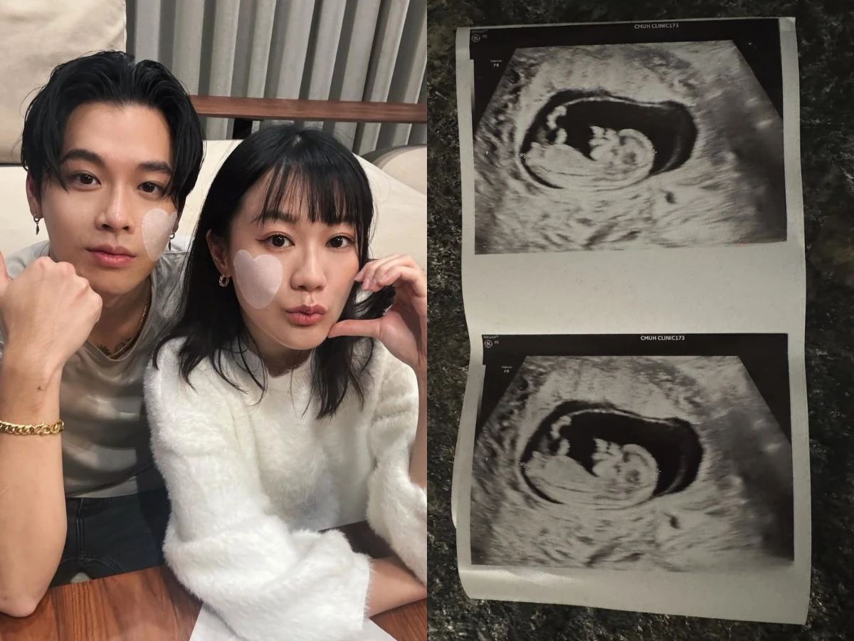 恭喜!高爾宣喜曝「老婆懷2胎」,大女兒才滿7個月,老婆芮德曬孕肚和超音波照報喜