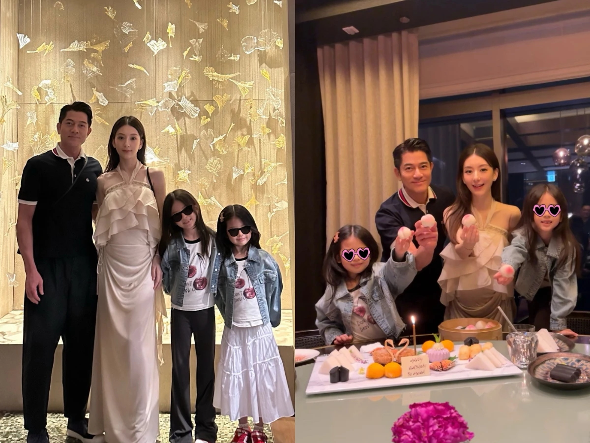 方媛甜曬和郭富城慶生合照